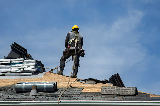 Professional Roofing technician working in Skelton, WV